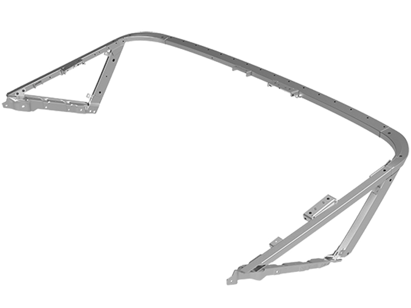 Car aluminum window frame